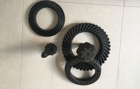 Şanzıman için Yüksek Hassasiyetli Spiral Konik Dişli Konik Pinyon Ve Taç Tekerlek