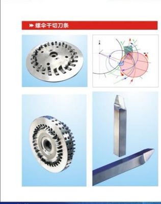 Helix Konik Dişli için Kuru Kesme Bıçağı